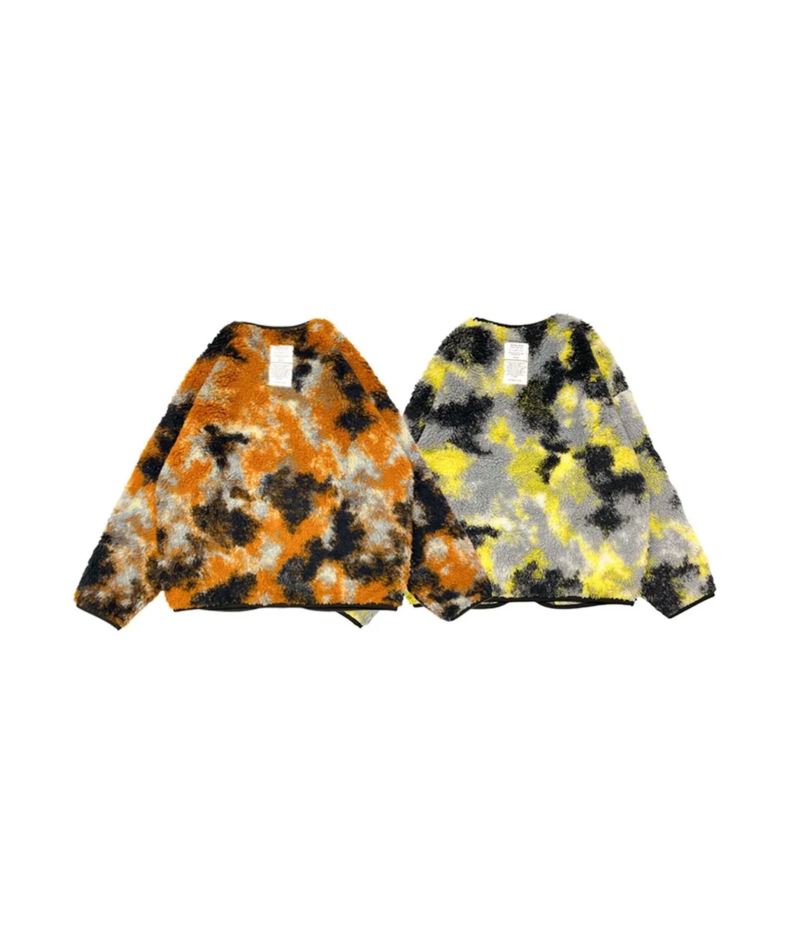 #TIE-DYE BOA WRAP JACKET