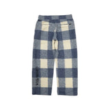 #BLOCK CHECK FLEECE PANTS