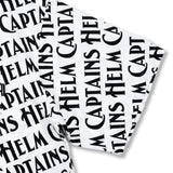 CAPTAINS HELM #REPEATED LOGO SS SHIRTS
