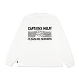 CAPTAINS HELM #OUTDOOR LOGO LS TEE