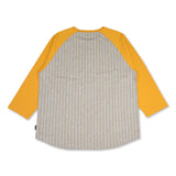 #3/4 SLV HENLEY NECK TEE