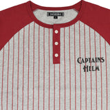 #3/4 SLV HENLEY NECK TEE
