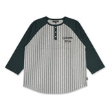 #3/4 SLV HENLEY NECK TEE
