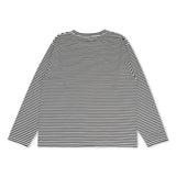#BOAT NECK BORDER TEE