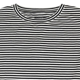 #BOAT NECK BORDER TEE