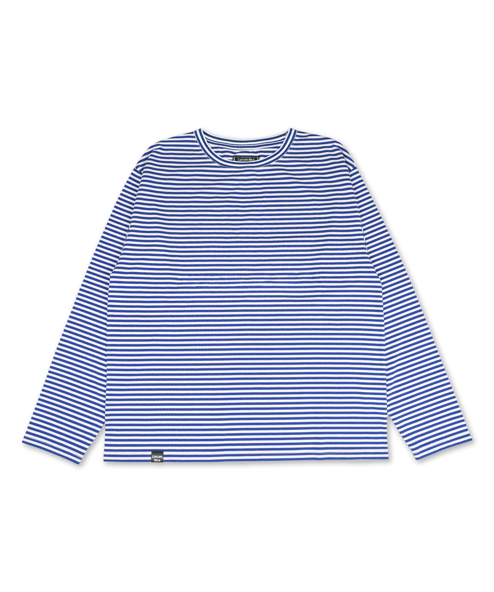 #BOAT NECK BORDER TEE