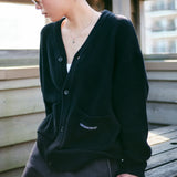 #WAFFLE CARDIGAN