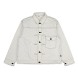 NEEDBY heritage×CAPTAINS HELM #HELM WHITE RELAX DENIM JACKET
