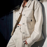 NEEDBY heritage×CAPTAINS HELM #HELM WHITE RELAX DENIM JACKET