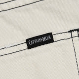 NEEDBY heritage×CAPTAINS HELM #HELM WHITE RELAX DENIM PANTS