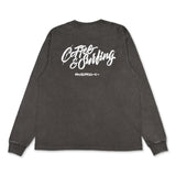 The Rising Sun Coﬀee × CAPTAINS HELM　#Coﬀee & Surfing Fade Wash LS Tee