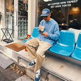 #EARTH TONE CREW SWEAT